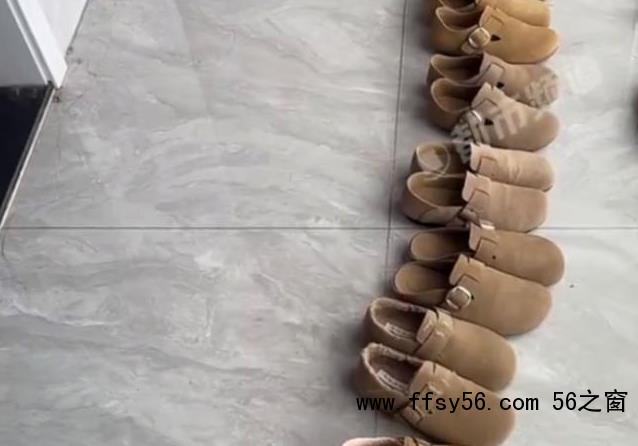 男子晒妻子买了15双一样的勃肯鞋