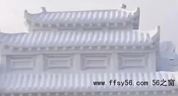 长白山巨型雪雕&ldquo;云顶天宫&rdquo;收工 8万方雪建免费宫殿